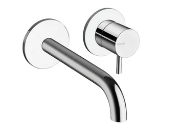 TRICOLORE VERDE CRITV257 - 2 hole wall-mounted washbasin mixer by CRISTINA Rubinetterie - view 2